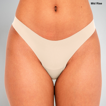 Vera™ Olora Invisible Camel Toe Thong Mid Rise