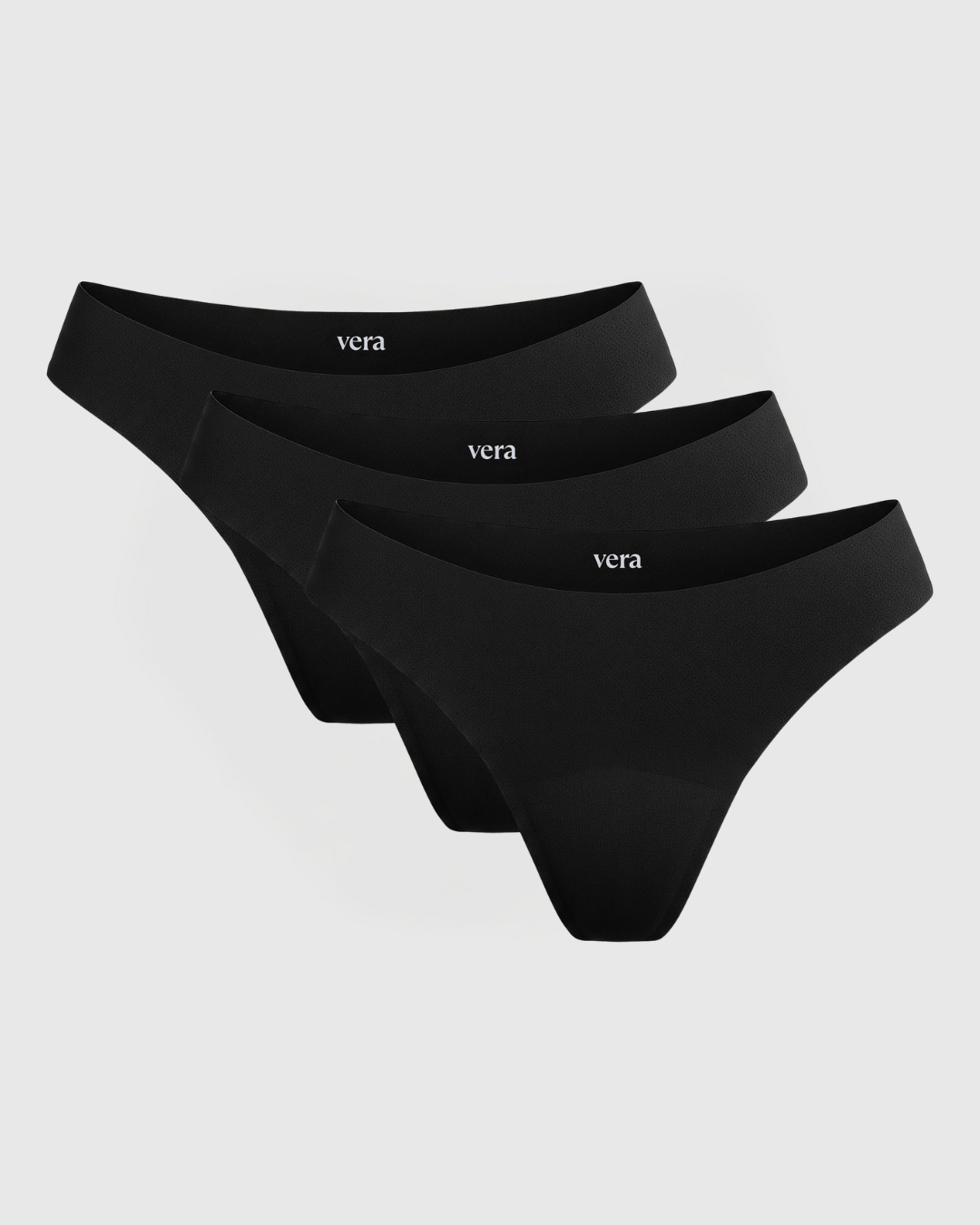 Vera’s Seamless Leakproof Thongs (3-Pack)